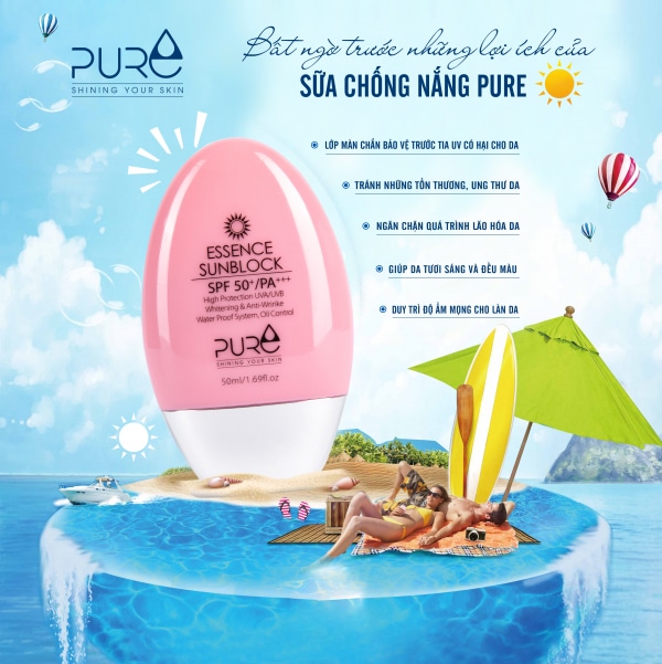 PURE ESSENCE SUNBLOCK - Sữa chống nắng thảo mộc Hàn Quốc 11 image 21