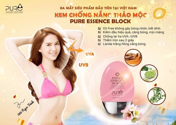 PURE ESSENCE SUNBLOCK - Sữa chống nắng thảo mộc Hàn Quốc 12 image 22