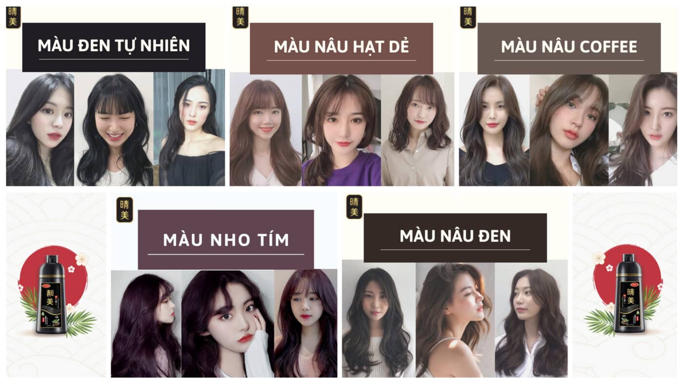KOMI – Dầu gội nhuộm tóc thảo dược tự nhiên 100% – Bán chạy Nhật Bản 28 komi-dau-goi-nhuom-toc-thao-duoc-tu-nhien