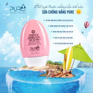 PURE ESSENCE SUNBLOCK - Sữa chống nắng thảo mộc Hàn Quốc 7 image 21