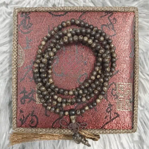 Antique Dark Bodhi Mala - Tibetan Mala Beads – Lucky Thanka