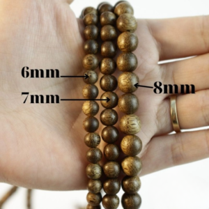 Vòng Tay Trầm Hương Indonesia Chuỗi Tràng Hạt 108 Hạt-3