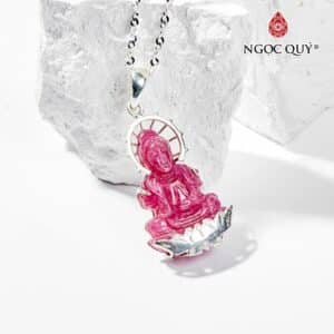 Mặt dây chuyền Phật Bà Quan Âm đá Ruby 9 mat-day-chuyen-phat-ba-quan-am