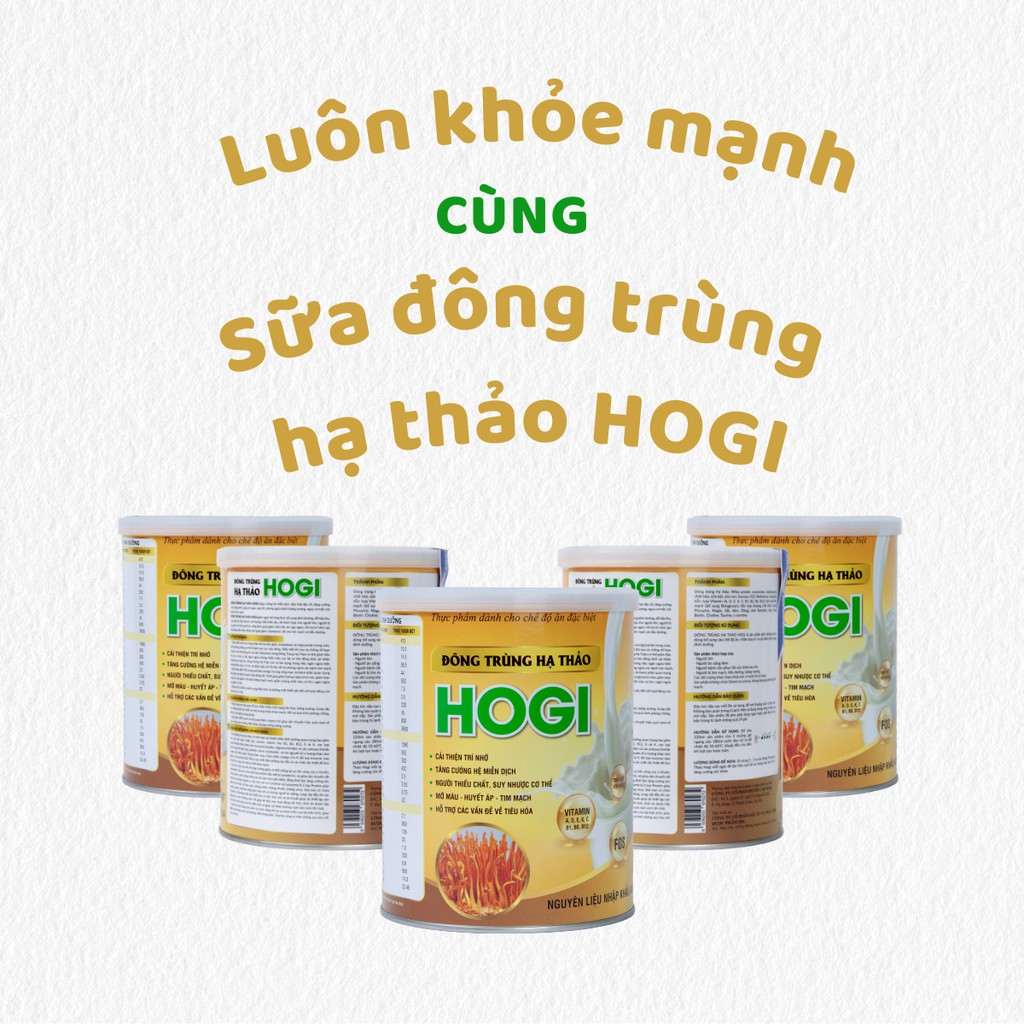 Sữa Đông Trùng Hạ Thảo Hogi giúp chắc khỏe xương khớp, bồi bổ sức khỏe 1 sua-dong-trung-ha-thao-hogi-giup-chac-khoe-xuong-khop