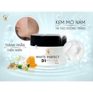 Kem Dưỡng Trắng Da, Trị Nám, Tàn Nhang Top White Perfect D1 7 kem-duong-trang-da-tri-nam-tan-nhang-top-white-d1