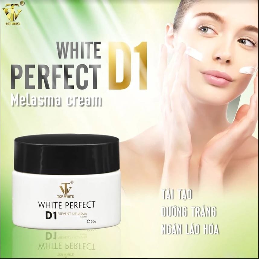 Kem Dưỡng Trắng Da, Trị Nám, Tàn Nhang Top White Perfect D1 1 kem-duong-trang-da-tri-nam-tan-nhang-top-white-d1
