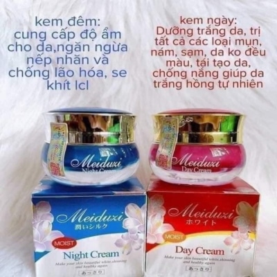 Bộ kem Meiduzi hỗ trợ trị nám, tàn nhang, mụn Ngày và Đêm 10 bo-kem-meiduzi-nhat-ban-tri-nam-tan-nhang-ngay-va-dem