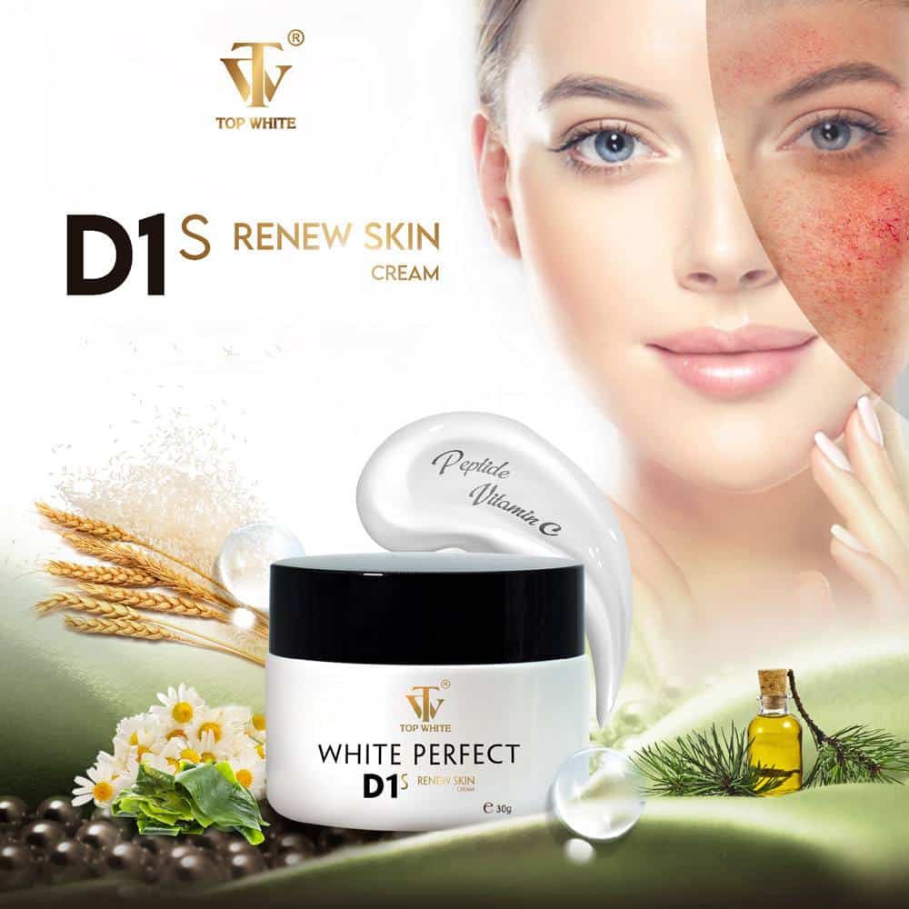 Kem Dưỡng Trắng Da, Trị Nám, Tàn Nhang Top White Perfect D1 2 kem-duong-trang-da-tri-nam-tan-nhang-top-white-d1