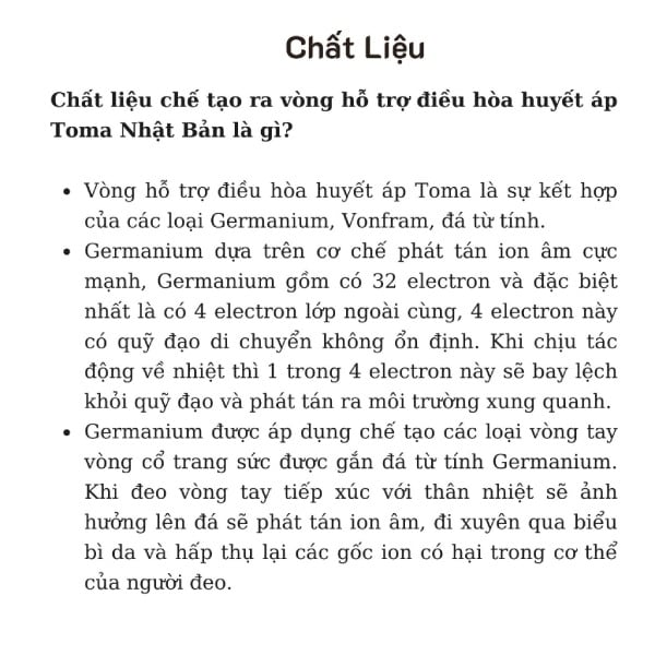 Vòng hỗ trợ điều hòa huyết áp Toma 2 vong-ho-tro-dieu-hoa-huyet-ap-toma