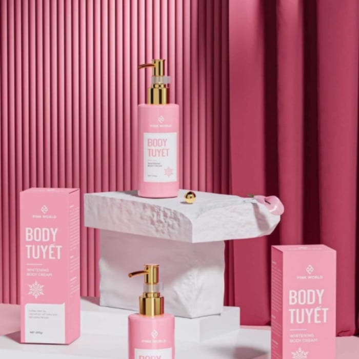 Pink Queen Snow Whitening Body Cream