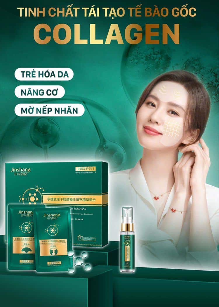 Jinshane Collagen Stem Cell Regeneration Serum Duo Banner