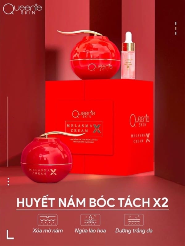 SẢN PHẨM KEM FACE DƯỠNG TRẮNG DA MẶT QUEENIE SKIN VỚI CÔNG DỤNG CẤP ẨM NGỪA LÃO HÓA