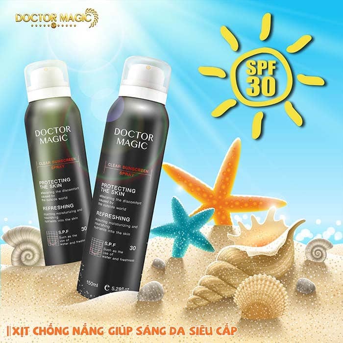 Doctor Magic M34 Brightening Sunscreen Spray