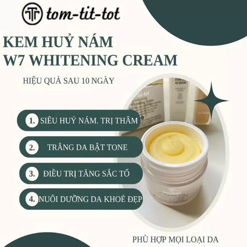 kem-duong-trang-tri-nam-tomtittot-w7-whitening-cream