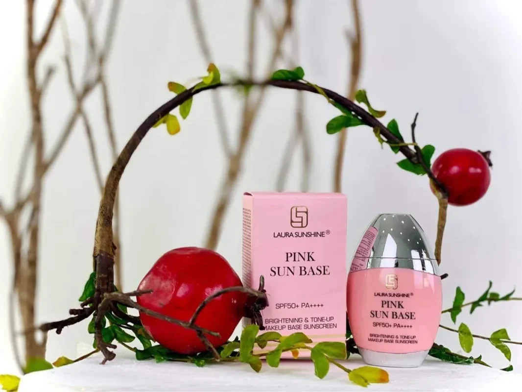 Kem chống nắng kiêm kem lót nâng tông da Nhật Kim Anh Laura Sunshine Pink Sun 50ml 10 kem-chong-nang-nang-tong-da-laura-sunshine-pink-sun