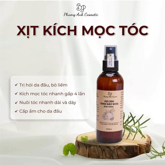 Phuong Anh Comestic Grapefruit Essential Oil Hair Growth Stimulating Spray