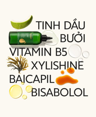 Nước dưỡng tóc tinh dầu bưởi (pomelo hair tonic) Cocoon thuần chay