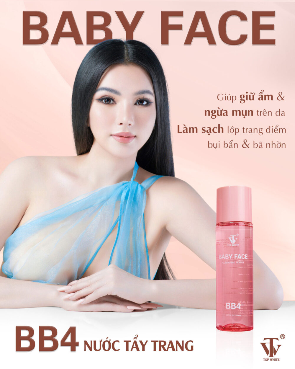 Bộ dưỡng trắng da, làm mờ nám Baby Face Top White 10 bo-duong-trang-da-lam-mo-nam-baby-face-top-white