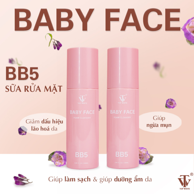 Bộ dưỡng trắng da, làm mờ nám Baby Face Top White 26 bo-duong-trang-da-lam-mo-nam-baby-face-top-white
