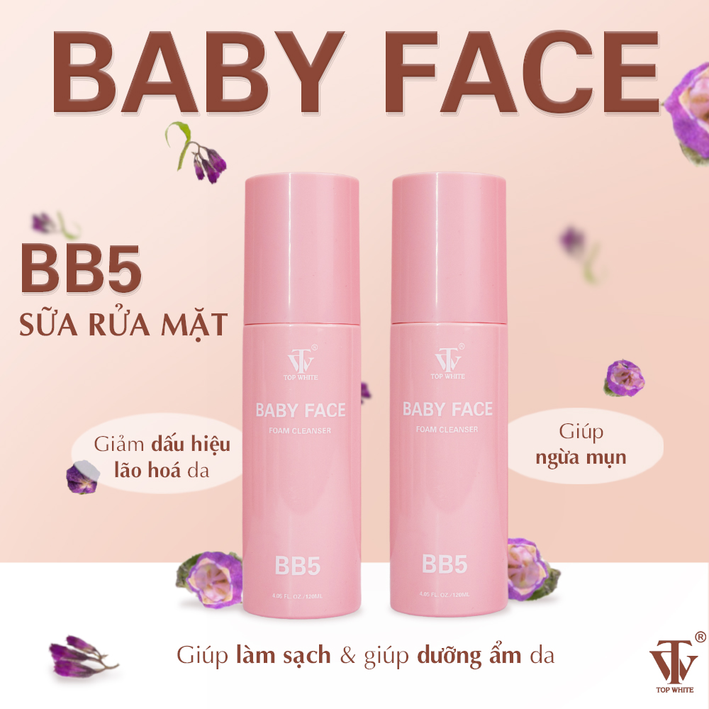 Bộ dưỡng trắng da, làm mờ nám Baby Face Top White 6 bo-duong-trang-da-lam-mo-nam-baby-face-top-white