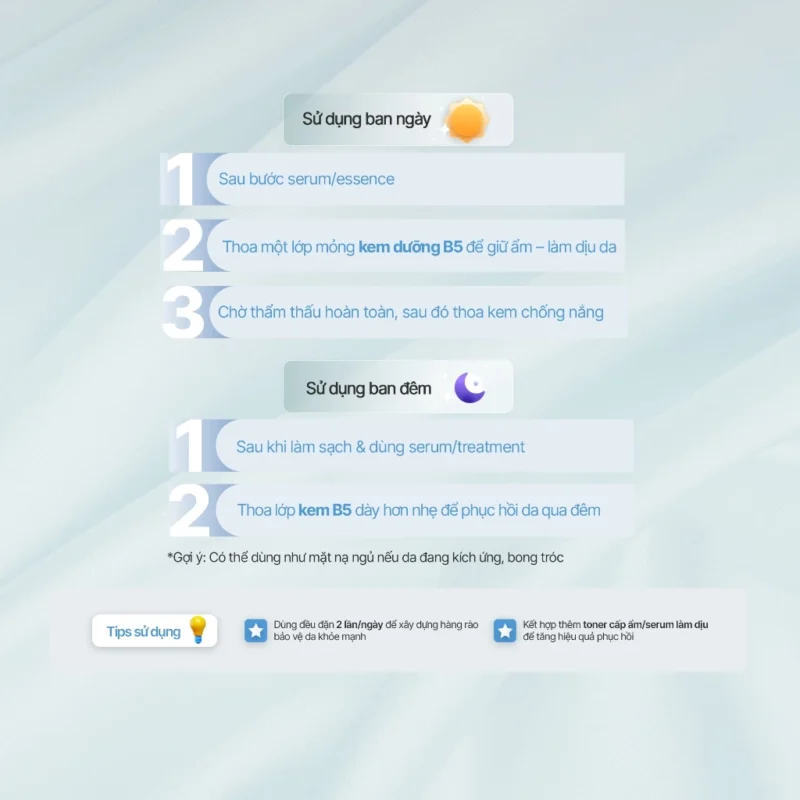 Kem Dưỡng Ẩm Vitamin B5 Hỗ Trợ Làm Dịu Da Giữ Ẩm Bảo Vệ Da Với 5% Panthenol DIV 11 kem-duong-am-vitamin-b5-ho-tro-lam-diu-giu-am-da-div