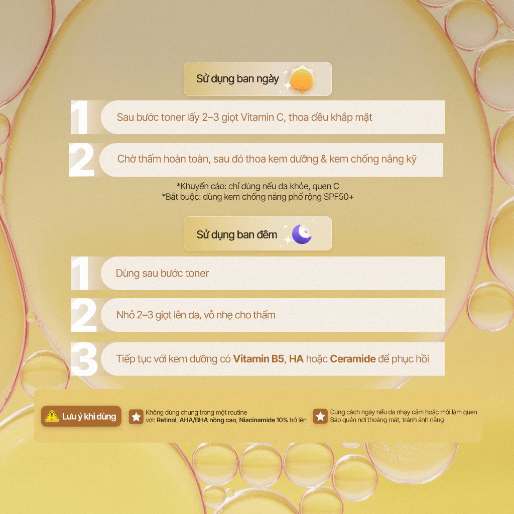 Tinh Chất Vitamin C+ 22% Hỗ Trợ Dưỡng Sáng Và Cải Thiện Đều Màu Da DIV 4 tinh-chat-vitamin-c-duong-sang-cai-thien-deu-mau-da-div