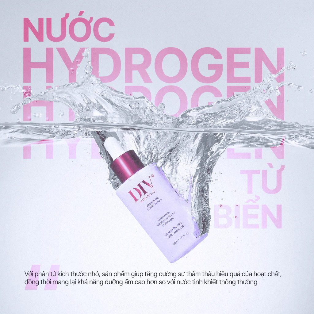 Serum Vitamin B3 Dưỡng Sáng Hỗ Trợ Làm Đều Màu Da Với 10% Niacinamide DIV 2 serum-vitamin-b3-duong-sang-ho-tro-lam-deu-mau-da-div