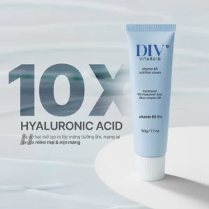 Kem Dưỡng Ẩm Vitamin B5 Hỗ Trợ Làm Dịu Da Giữ Ẩm Bảo Vệ Da Với 5% Panthenol DIV 7 kem-duong-am-vitamin-b5-ho-tro-lam-diu-giu-am-da-div