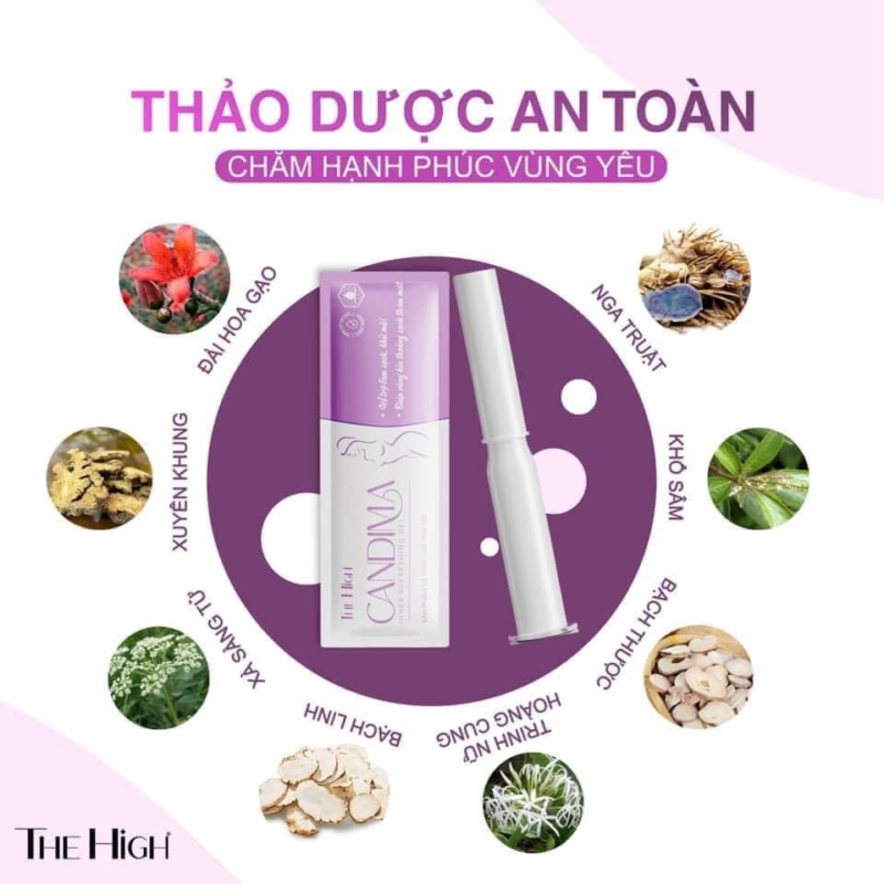 Gel vệ sinh phụ nữ CANDIMA The High làm sạch khử mùi dịu ngứa 6 gel-ve-sinh-phu-nu-candima-the-high