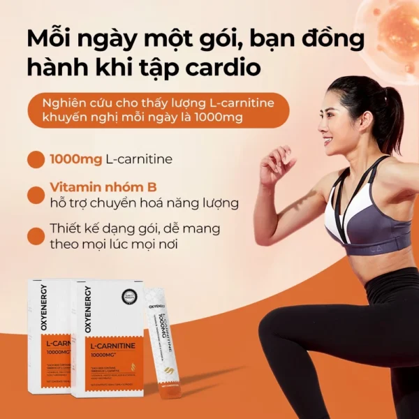 l carnitine là gì Nước Uống L-Carnitine 1000mg OXYENERGY - Giúp Đốt Mỡ Nhanh, Tăng Trao Đổi Chất Flavour:Tangy Orange 1% GHK-Cu Copper Peptide كريم نباتي للبشرة